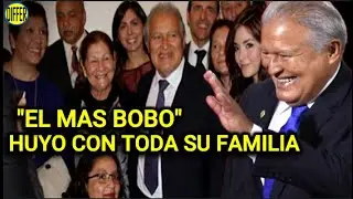 Sánchez Cerén el presidente dormido que huyo con toda su familia