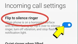 Flip To Silence Ringer Meaning | Flip To Silence Ringer Meaning In Hindi