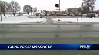 Iowa students ask city, county officials to lower speed limit near school