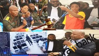 PROCES BRAQUAGE HONORINE AVEC DEUX SUSPECTS,TOUT EST CLAIRE SUR  LES VIDEOS,CAMERA d GUICHET,MWANA M