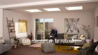 VELUX: De aankleding van uw platte daken die de binnenkant van je huis omtovert.