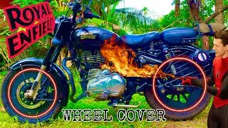 Pro disk cover for Royal Enfield #royal enfield #bullet #classic350 #bike #bikemodification
