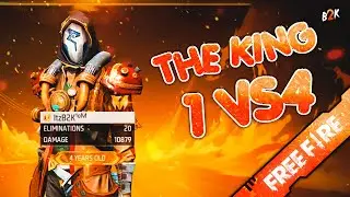 [B2K] FREEFIRE LIKE YOU'VE NEVER SEEN BEFORE | 20 KILLS 1 VS 4