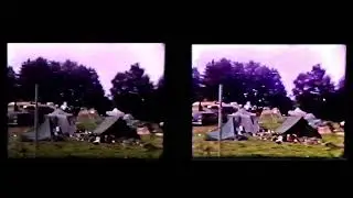 Woodstock 1969 - Campground (8mm film enhance experiment 1)