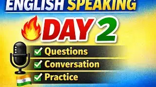 English Speaking Course Day 2 | Daily Use Vocabulary & Sentences | Speak English Confidently