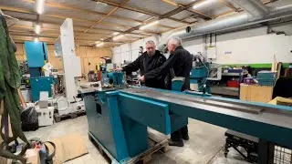 Wadkin FSP Jointer &ndash; Setting the Edge Reference Fence | Machine Rebuild in Progress