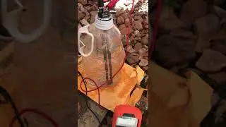 Solar panel direct to water heating element