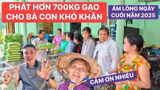 Ấm lòng ngày cuối năm 2025! Phát hơn 700kg gạo cho bà con khó khăn ở Xã Trung Hiệp – Tỉnh Vĩnh Long