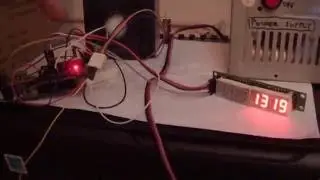 Tachometer (RPM) on 8digit 7segment led display with MAX7219 using Arduino