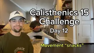 Calisthenics 15 Challenge Day 12 (movement snacks)