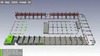 Al Quoz, Dubai Warehouse - Construction  Animation Rev 01