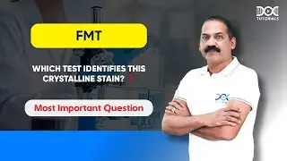 Identify the Test for Biological Stains | Takayama vs Teichmann | FMGE Forensic MCQ