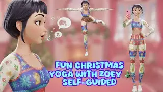 FUN CHRISTMAS YOGA with ZOEY 🎄 | 6 Minute Kids Yoga | K-Pop Demon Hunter Style #KidsYoga#kpop 