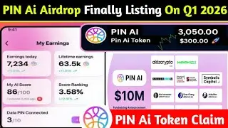 📌 PIN AI Airdrop Finally Listing On Q1 2026 | PIn AI Airdrop Total Funding | Pin AI  New Updates