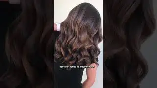 Como hacer MECHAS tono MORENA iluminada FORMULA #shorts