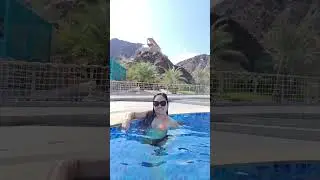Winter season but still love to be in the pool