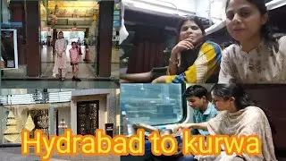 Hydrabad to kurwa | Vlogs  my home pr  1st time |14 Roza lfter | Arshi ki Duniya |