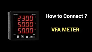 VFA METER । Voltage frequency Ampere meter । Electrical #electrical @urja_shine_technology_co