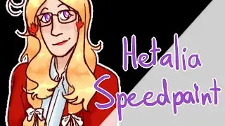 [Madeline/nyo!Canada] Hetalia SPEEDPAINT (for ask-canada-madeline-williams)