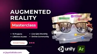 Learn augmented reality by creating 15 apps from scratch using Unity and ARFoundation