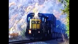 CSX Trains in Highland NY, Fall 2005