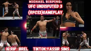 MICHAEL BISPING:UFC Undisputed 3(RPCS3)GAMEPLAY/KNOCKOUT HIGHLIGHTS #ufcundisputed3 #ufc #rpcs3