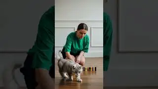 CRAZY CAT VS TREE MAN PRANK Watch the epic showdown #shorts #catprank #funny
