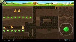 Digger HD Диггер   Обзор Игры на Андроид, HD Геймплей
