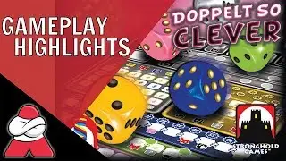Doppelt so clever (Twice as Clever) -- Brainy Roll-and-Write Gameplay Highlights