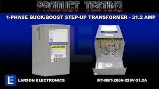 1-Phase Buck/Boost Step-Up Transformer - 208V Primary - 229V Secondary -31.2 Amps -50/60Hz