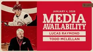 Lucas Raymond, Todd McLellan Practice Media | Jan. 4, 2026