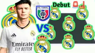 Game Day Essentials: Analyzing Real Madrid's Starting Squad Against Tirol #realmadridfc #sports 