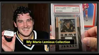 My HOF Mario Lemieux Hockey Card Collection