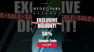 Hyde Park Design Sitewide Code! 🎉 #HydeParkDesign #ForeverStartsHere #DiamondDreams #JewelleryGoals