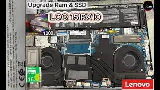 Upgrade Ram dan SSD Lenovo LOQ15IRX10