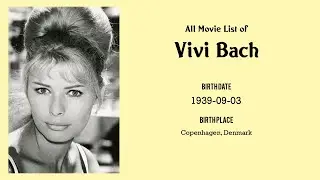 Vivi Bach Movies list Vivi Bach| Filmography of Vivi Bach