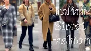 Street Style from Italy🇮🇹 Italy Cold Weather Fashion/Real People, Real Winter Outfits