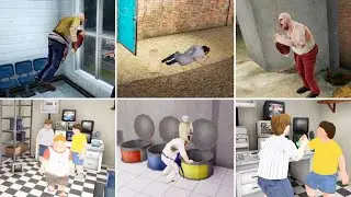 Mr Meat Series Vs Ice Scream Series Escape Ending In 3rd Person View | Ice Scream 6 - Mr Meat 2