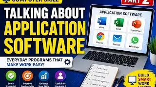 Talking about application software part 2 | computer skills| colours of life forever