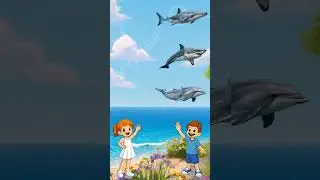 Shark Matching Game 🦈 | Sea Animals Matching for Kids | Kids Puzzle Video বাংলা
