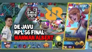 WANWAN MODE ALBERT LIKE AS FINAL MPL S6 RRQ VS ALTER EGO. SOLO RANKED 18 KILL WANWAN BEST BUILD 2022