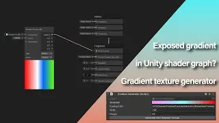 Unity shader graph exposed gradient | Gradient texture generator