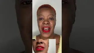 Fenty Beauty MVP LIPSTICK OR NAW? #fentybeauty #rubywoo #fentybeautyreview #makeup #darkskin #dmv
