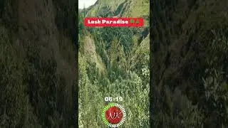 Hidden Paradise: Lush Green Area Between the Mountains ⛰️🌲🌳