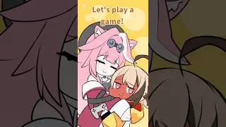 Let&rsquo;s play a game instead! #hololiveenglish #hololiveanimation #raorapanthera #gigimurin