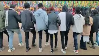 Santali chain dance