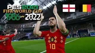 PES 2021 World Cup Patch | FIFA World Cup Russia 2018 | Inglaterra - Belgica