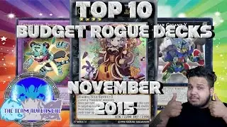 YUGIOH *ЛУЧШИЕ* ТОП-10 БЮДЖЕТНЫХ КОЛОД | Формат ноября 2015 г.