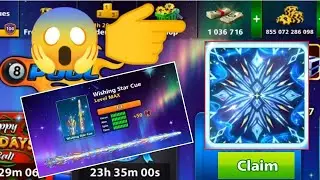 One Million Cash 😱 Wishing Star Cue Level Max + Avatar 🥰 Season Of Temptation Pool Pass Rank Max