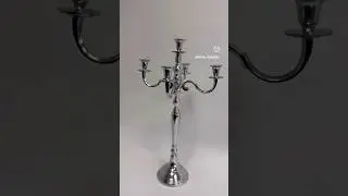 Candelabra 5 Arm Candle Stands Wedding Centerpiece #props #weddingdecor #ytshorts #yt #candlestick